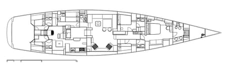 Charter Rental Sailboat Huayra in Greece Layout | Yacht4Less