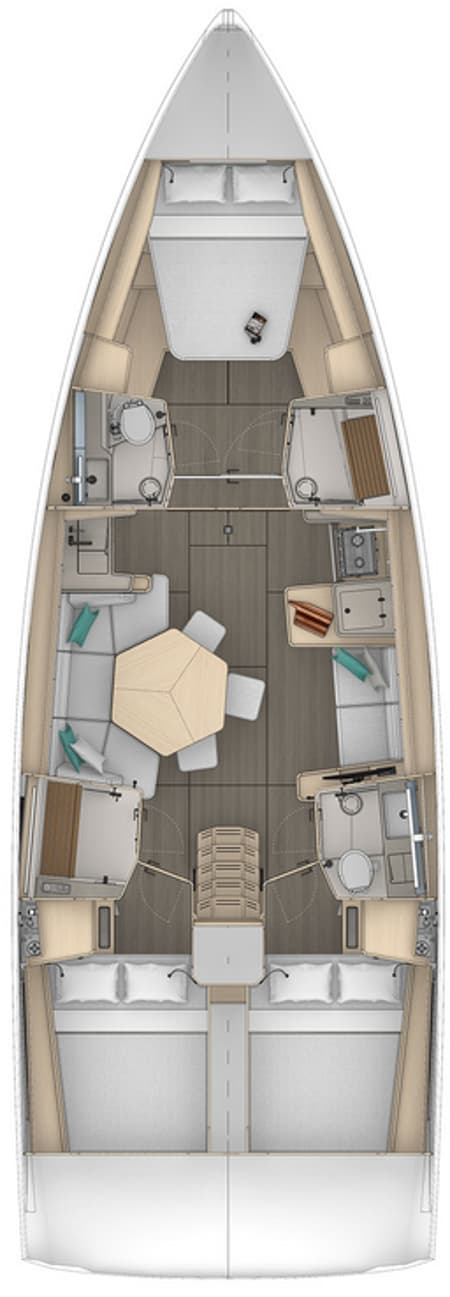 Charter Rental Sailboat Gimme! Gimme! in Spain Layout | Yacht4Less
