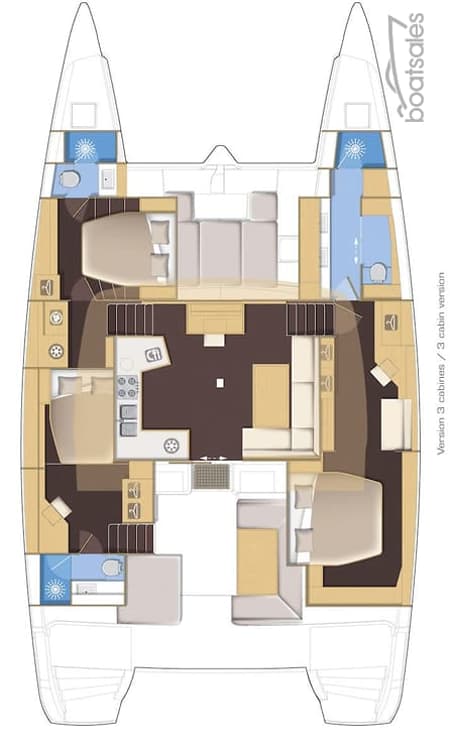 Charter Rental Catamaran Last One in Caribbean Layout | Yacht4Less