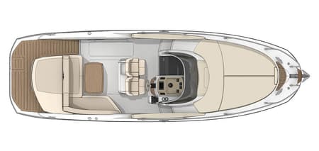Charter Rental Motorboat Capricorn in Croatia Layout | Yacht4Less