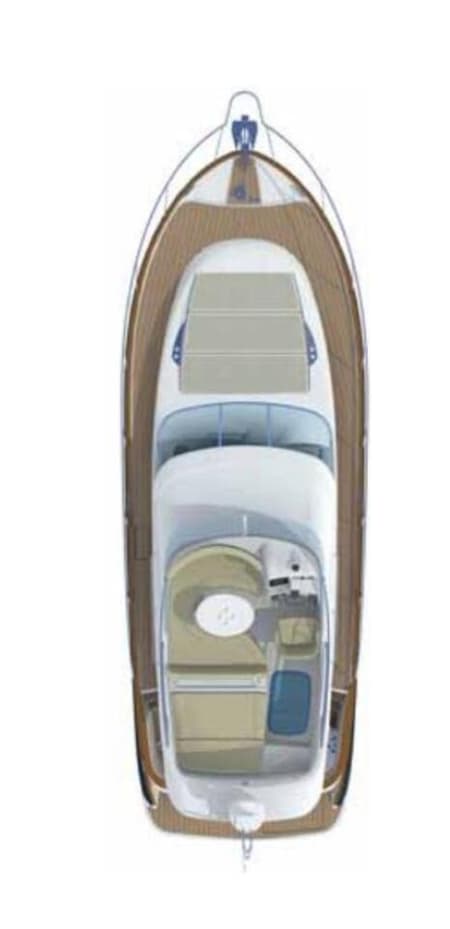 Charter Rental Motorboat Helen Rose in Croatia Layout | Yacht4Less