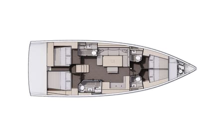 Charter Rental Sailboat Bedda Matri in Italy Layout | Yacht4Less