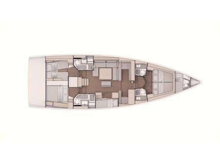 Charter Rental Sailboat Taddarita in Italy Layout | Yacht4Less