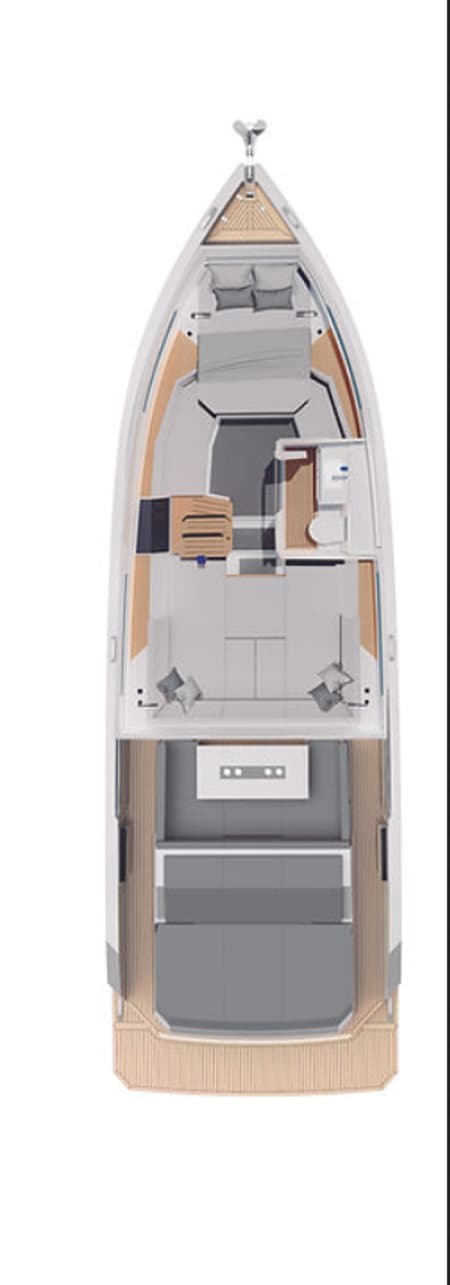 Charter Rental Motorboat Zagreb in Croatia Layout | Yacht4Less