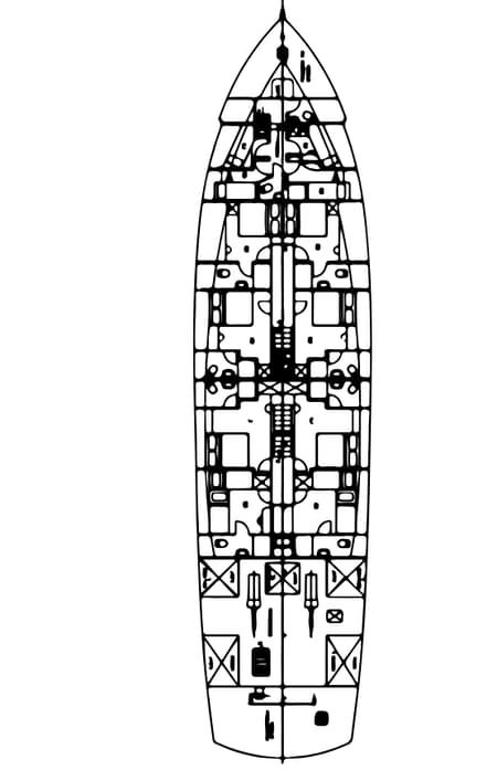 Charter Rental Motorboat Carpe Diem in Croatia Layout | Yacht4Less