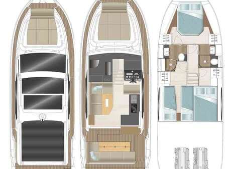 Charter Rental Motorboat Ecstasea in Croatia Layout | Yacht4Less