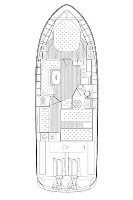 Charter Rental Motorboat Amigo in Turkey Layout | Yacht4Less