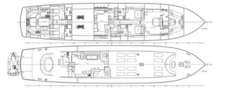 Charter Rental Motorboat Carpe Diem 5 in Turkey Layout | Yacht4Less