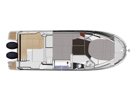 Charter Rental Motorboat Time Out in Croatia Layout | Yacht4Less