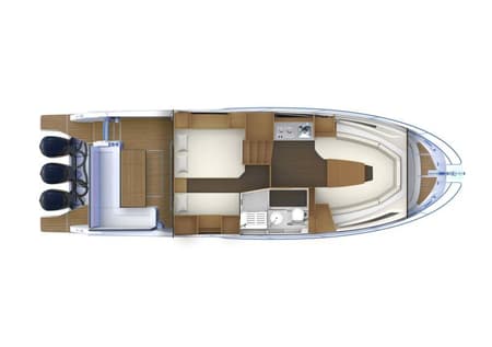 Charter Rental Motorboat Ansimaste in Italy Layout | Yacht4Less