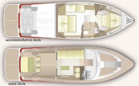Charter Rental Motorboat Brioni in Croatia Layout | Yacht4Less
