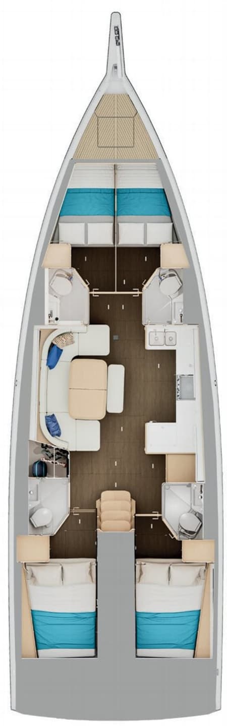 Charter Rental Sailboat Source Adage in Italy Layout | Yacht4Less