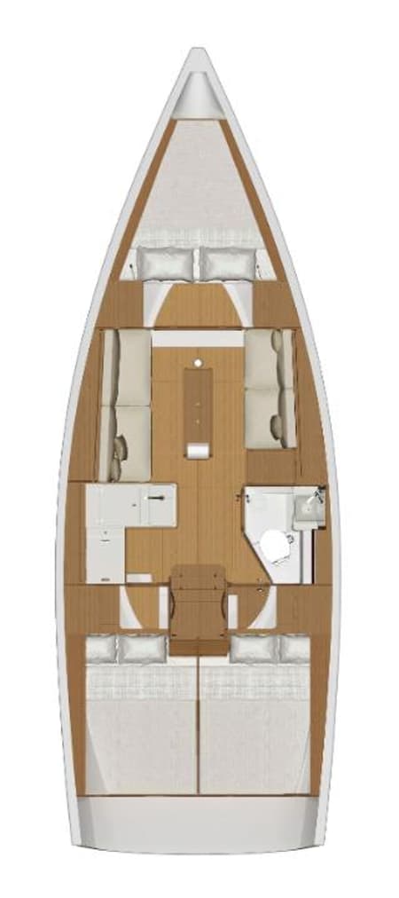 Charter Rental Sailboat Sileb in Croatia Layout | Yacht4Less