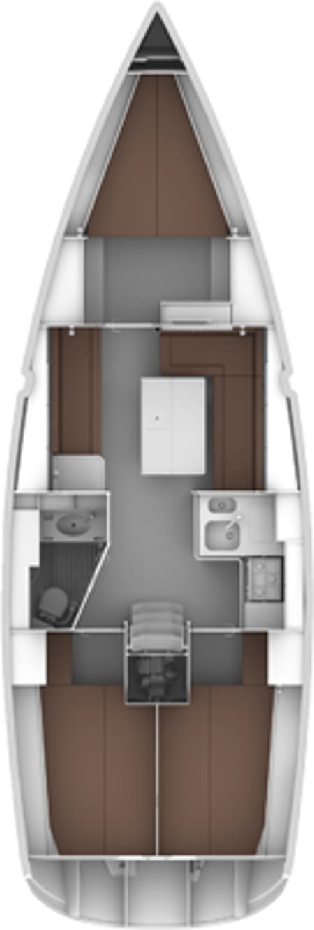 Charter Rental Sailboat Zenith in Turkey Layout | Yacht4Less