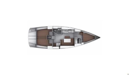 Charter Rental Sailboat Star Fabian in Croatia Layout | Yacht4Less