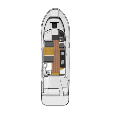 Charter Rental Motorboat 14 in Italy Layout | Yacht4Less