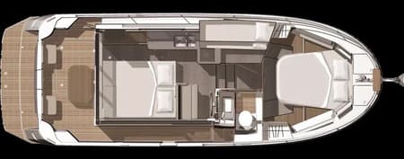 Charter Rental Motorboat Anna Rosa in Croatia Layout | Yacht4Less