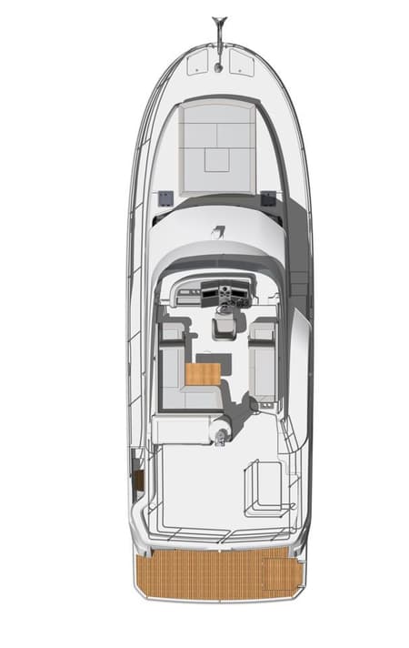 Charter Rental Motorboat Eduard in Croatia Layout | Yacht4Less