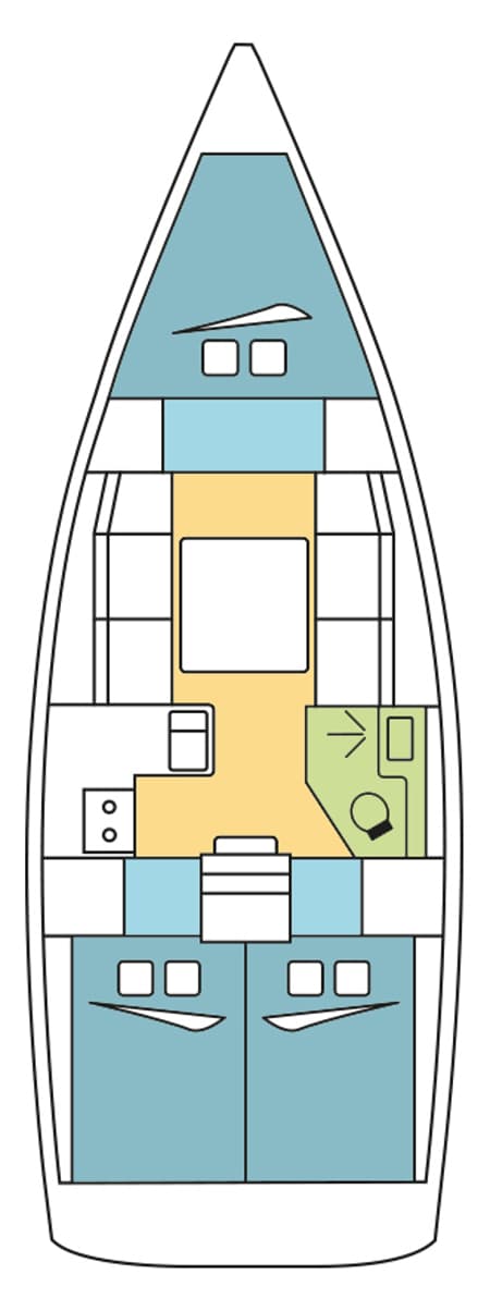 Charter Rental Sailboat FALEOS  in Italy Layout | Yacht4Less