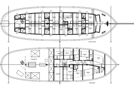 Charter Rental Gulet Novi Dan in Croatia Layout | Yacht4Less