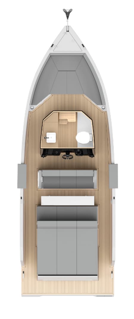 Charter Rental Motorboat Little Moana in Spain Layout | Yacht4Less