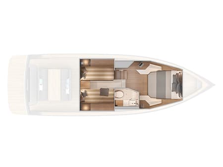 Charter Rental Motorboat Gala in Croatia Layout | Yacht4Less