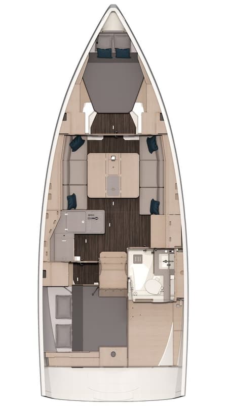 Charter Rental Sailboat Kris Cros in USA Layout | Yacht4Less