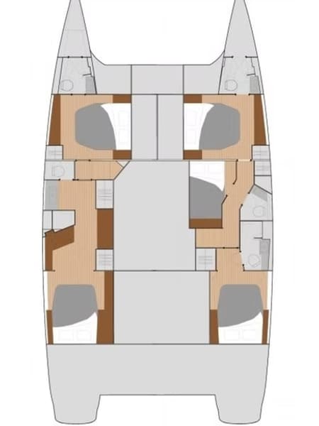 Charter Rental Catamaran Phoenix in Caribbean Layout | Yacht4Less