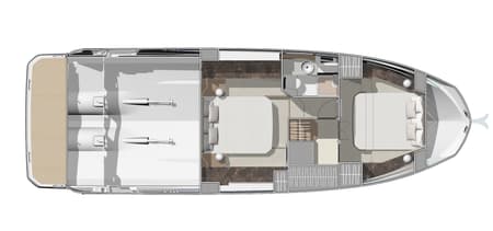 Charter Rental Motorboat Mr. 77 in Croatia Layout | Yacht4Less