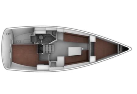 Charter Rental Sailboat NN1 in Thailand Layout | Yacht4Less