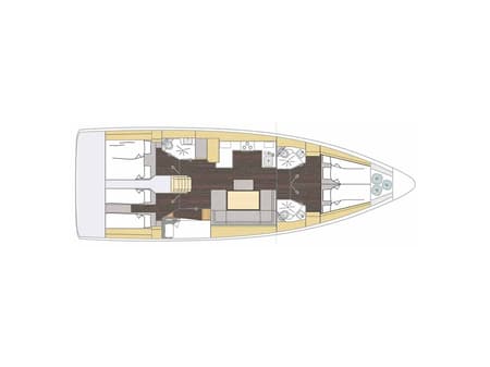 Charter Rental Sailboat Rana in Turkey Layout | Yacht4Less