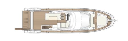 Charter Rental Motorboat Genesis in Croatia Layout | Yacht4Less