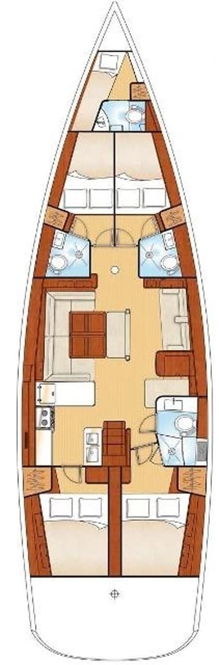 Charter Rental Sailboat Inspiration in Greece Layout | Yacht4Less