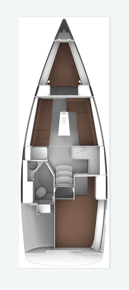 Charter Rental Sailboat Sora in Turkey Layout | Yacht4Less